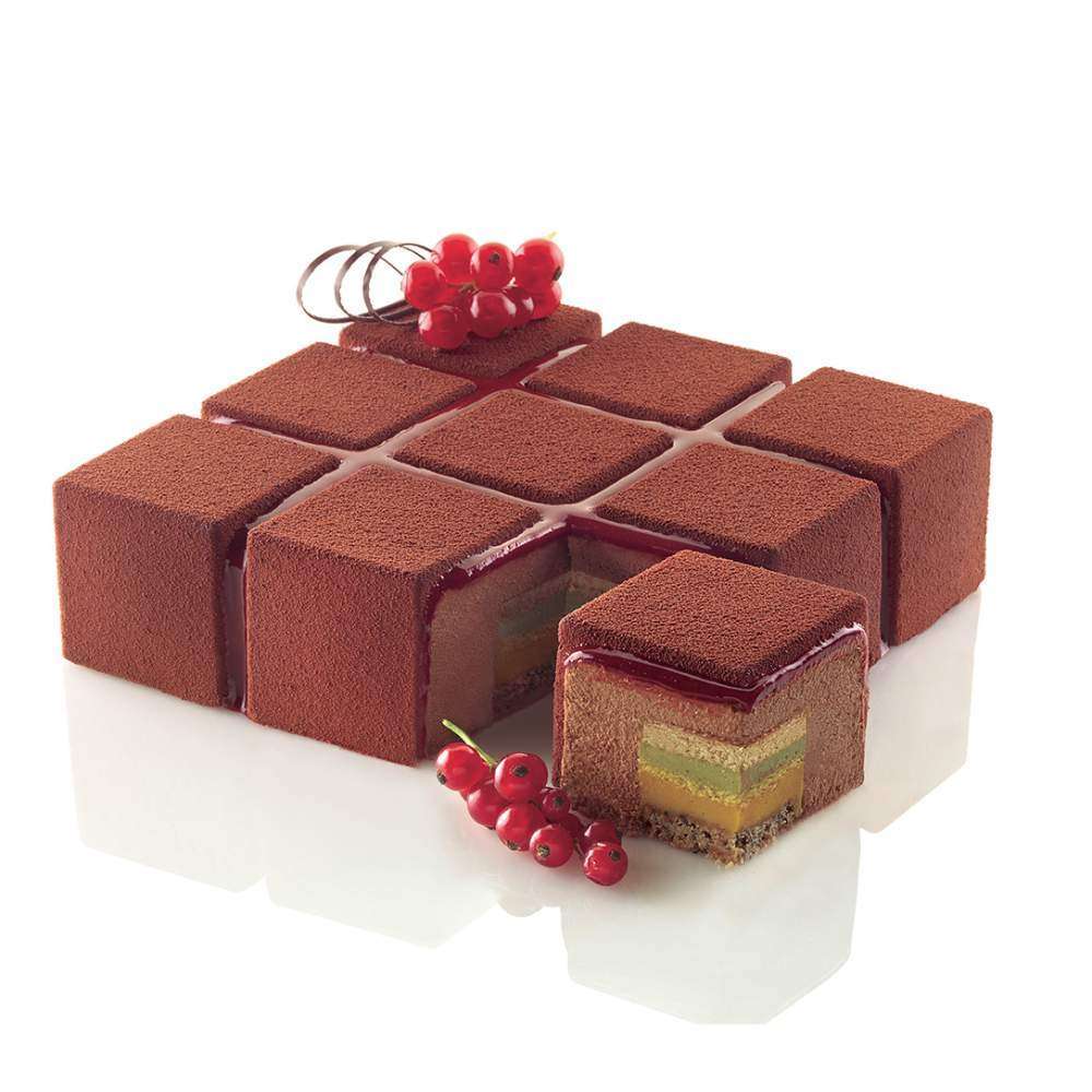 Силіконова форма для торту CUBIK Silikomart CUBIK - Фото 1