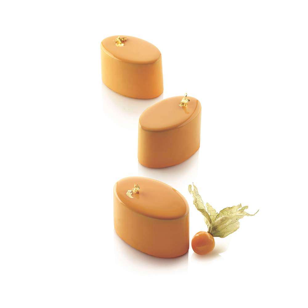 Силиконовая форма для десертов MULTIFLEX OVAL 125 мл х 5 шт Silikomart MULTIFLEX OVAL 125 - Фото 2