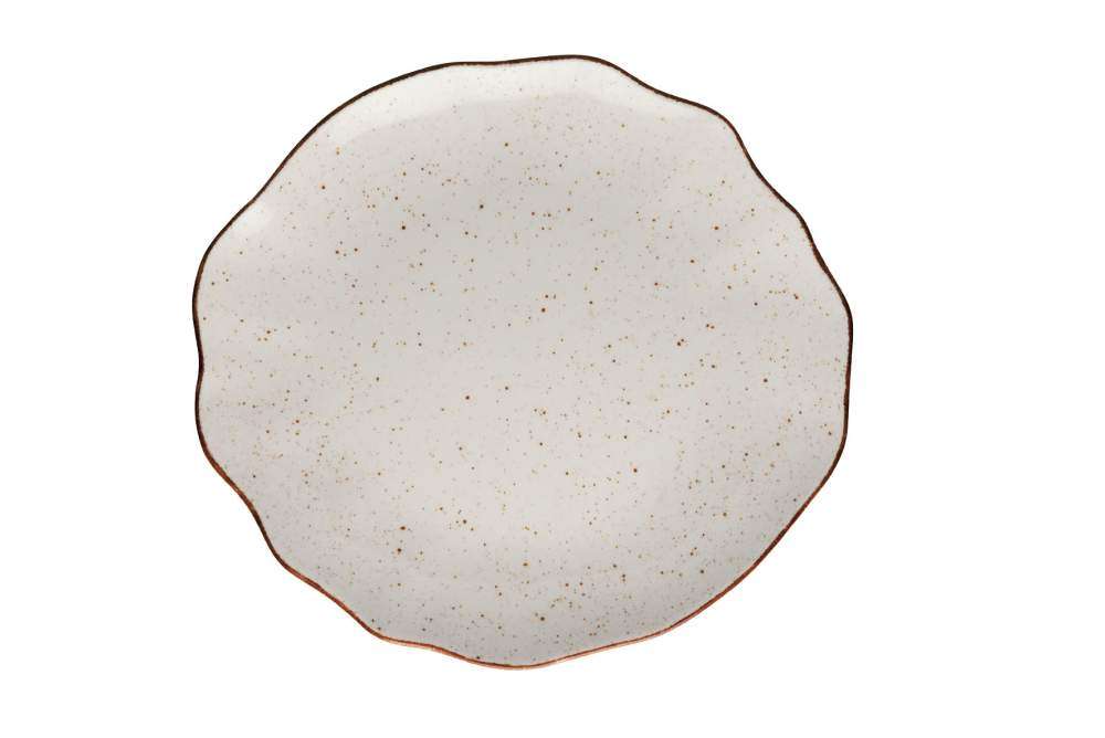 Тарелка мелкая Lubiana Stone age decor 33 см бежевая 4658-6833