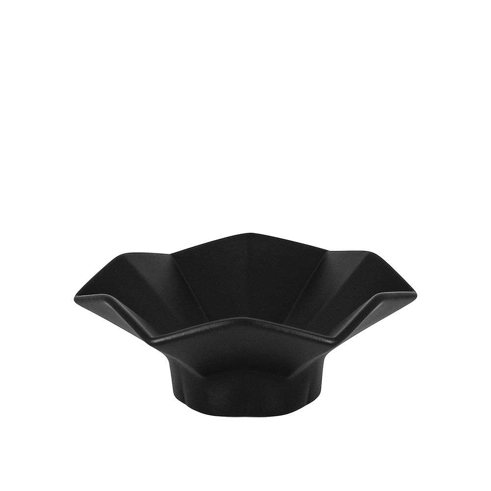 Салатник (форма квітки) Rak Aurea d16Xh5 см, 210 мл чорний - AUFB20BKM