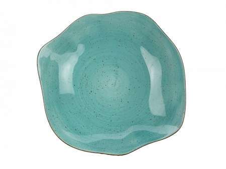 Тарелка глубокая Lubiana Stone age decor 23 см бирюзовая 4620-6630L