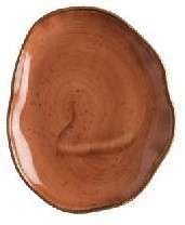 Блюдце Lubiana Stone age decor 17 см кирпичное 4612-6630M - Фото 2