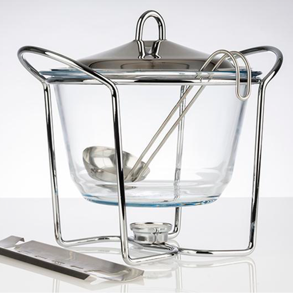 Мармит прямоугольный со стекляной емкостью 4 л, 24,4х32 см, h 28 см APS 65067 - Фото 2