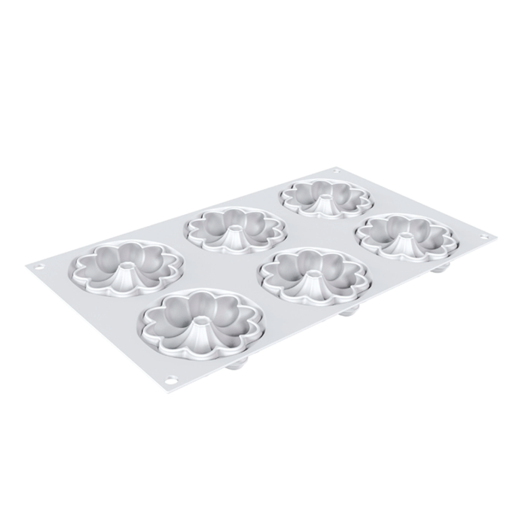 Набір форм для тартів KIT 3D TARTE RING BLOOM Silikomart - KIT 3D TARTE RING BLOOM Ø80 MM - Фото 2