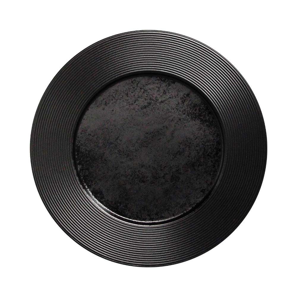 Тарелка мелкая  Rak Edge 27 см (черная) EDFP27