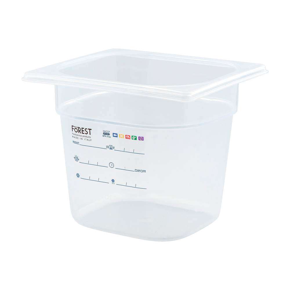 Контейнер для хранения GN 1/6, h 15 см, 2,3 л FoREST 241680