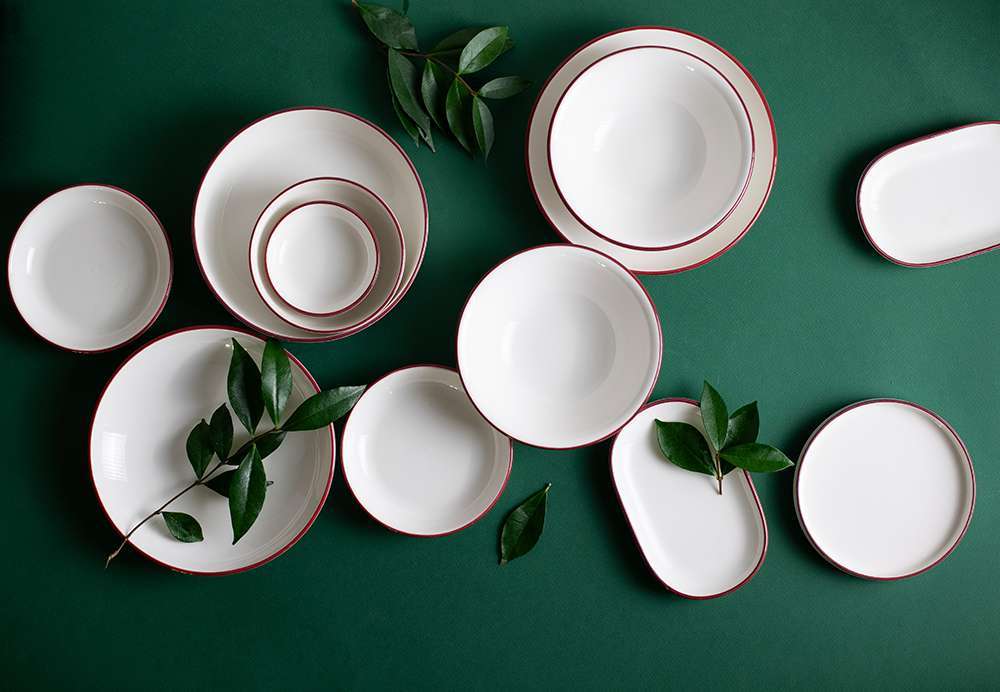 Тарелка глубокая ID Fine Modest Maroon 420 мл 25 см miro 13001-131125 - Фото 6