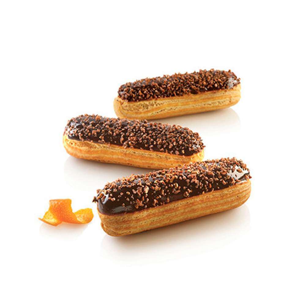 Силіконова форма для випічки з перфорацією ЕКЛЕРИ Silikomart AIR PLUS 31 ECLAIR - Фото 2