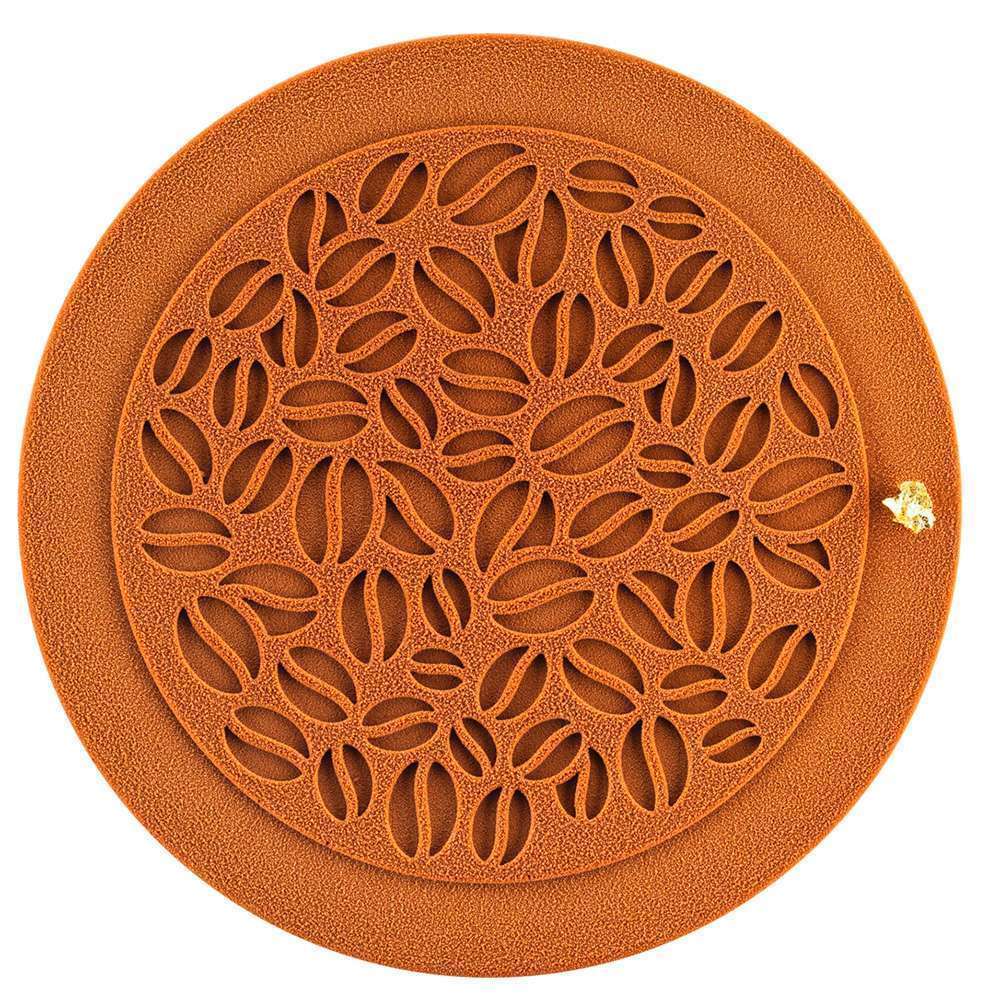 Силіконовий килимок для декору Кава d 180 мм, h 1,5 мм Silikomart - COFFEE DECOR - Фото 1