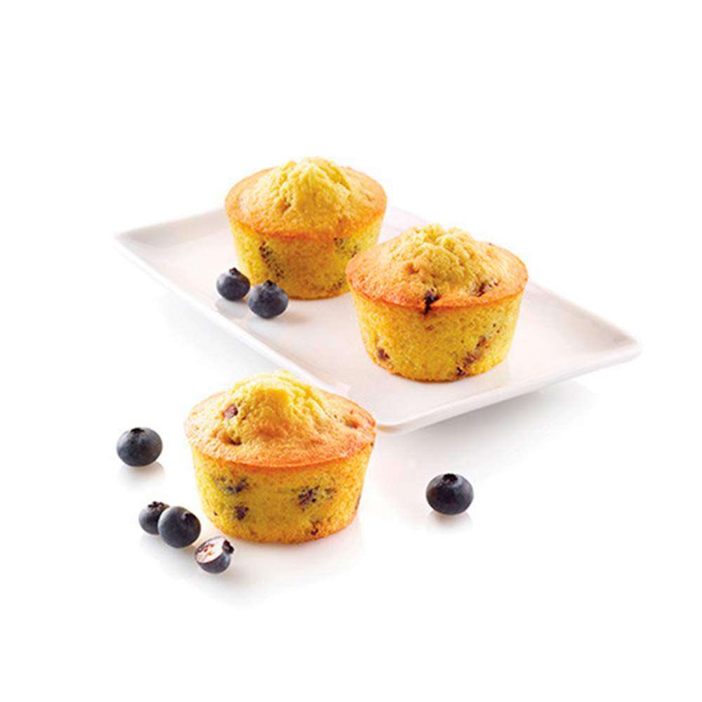 Силиконовая форма для десертов MINI MUFFIN 100 мл Silikomart SF023/C - Фото 2