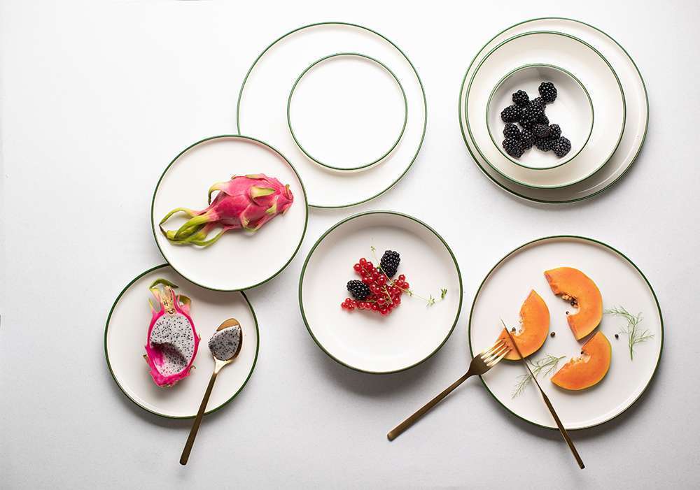 Тарілка мілка ID Fine Modest Green 23 см 16001-111023 - Фото 6