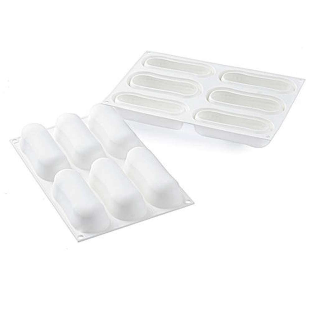 Силиконовая форма для десертов ÉCLAIR 140 мл Silikomart ECLAIR 140 - Фото 1