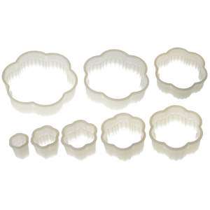 Набор вырубок для теста ЦВЕТЫ 8 шт Silikomart NYLON CUTTER 17