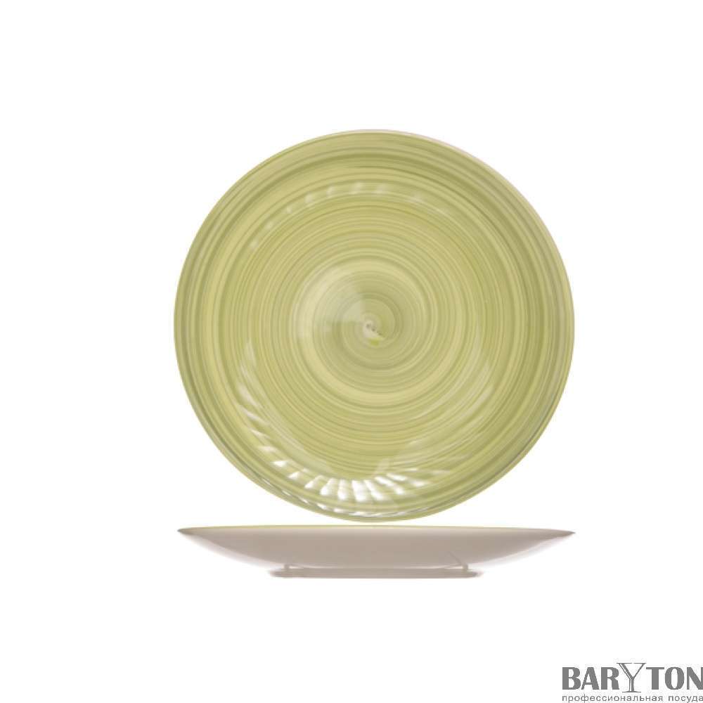 Тарелка мелкая Cosy&Trendy Turbolino 22 см зеленая 037119 - Фото 2