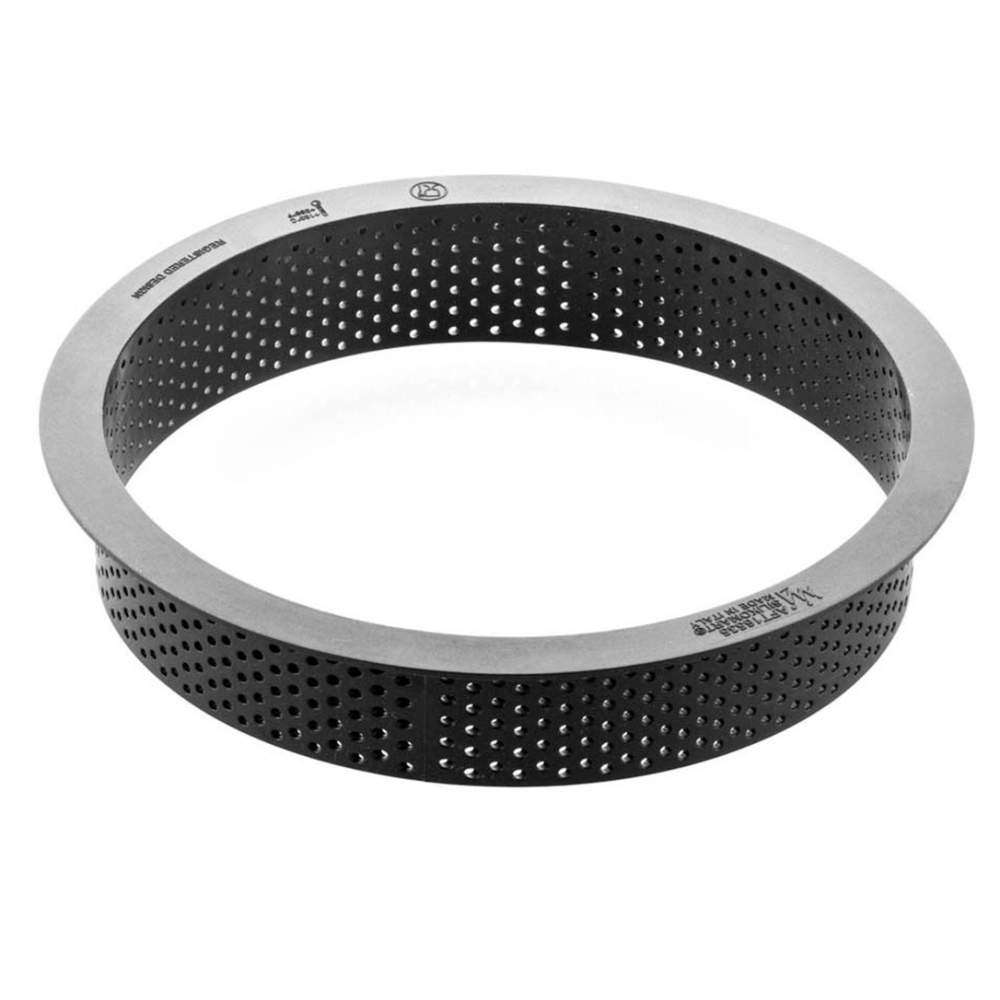 Перфороване кільце для тарта d 16 см, h35 мм Silikomart - TARTE RING ROUND D160 H35 MM - Фото 2