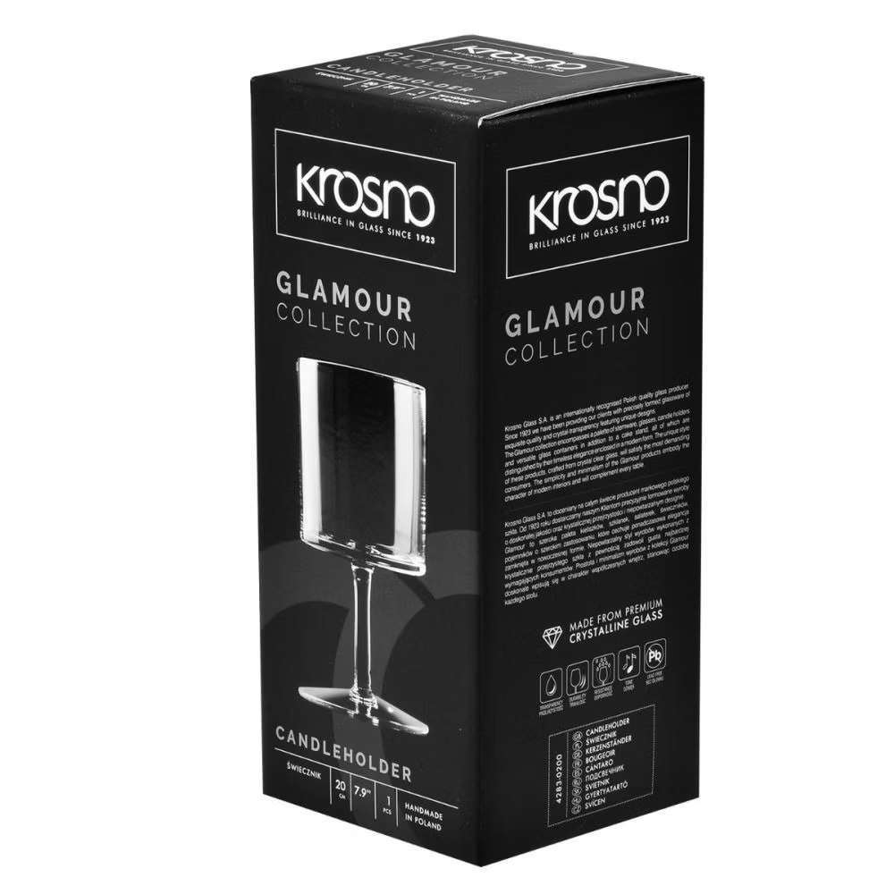 Свічник Krosno Glamour 20 см - 5900345791210 - Фото 2
