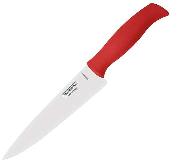 картинка Нож Tramontina Soft Plus Chef 17,8 см красный 23664/177 от магазина BarYton