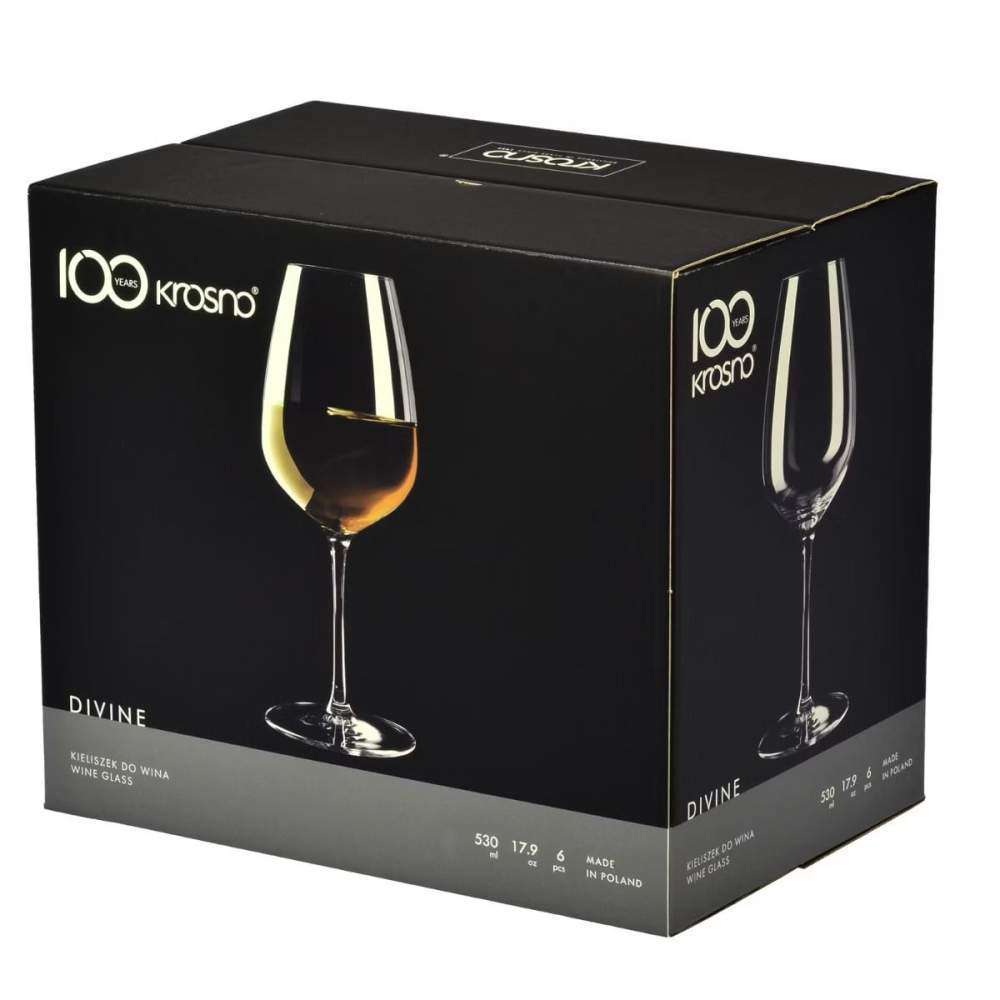 Бокал для вина Krosno Divine 460 \ 530 мл 5900345947532 - Фото 6