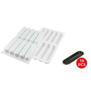 Силіконова форма для десертів FASHION ECLAIR Silikomart - FASHION ECLAIR 80