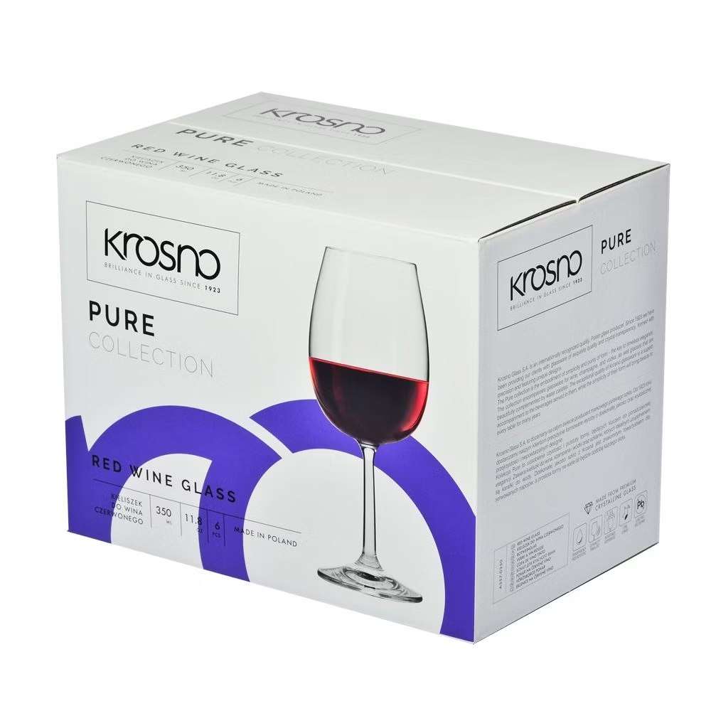Бокал для вина Krosno Pure 350 мл - 5900345788104 - Фото 2