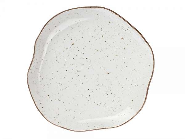 Тарелка мелкая Lubiana Stone age decor  25 см бежевая L4636-6833