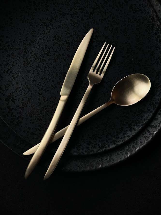 Десертна виделка Eternum Orca mat champagne - 1489-14 - Фото 2