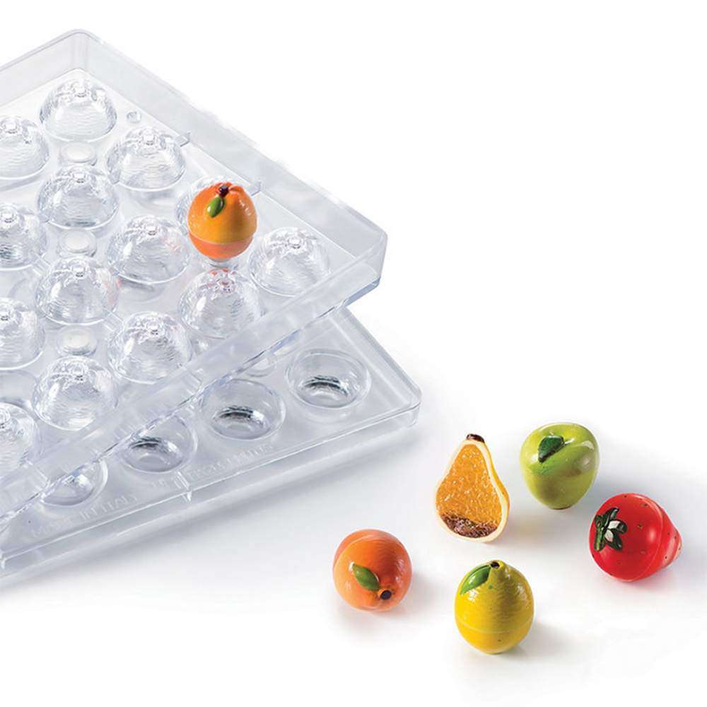 Форма для шоколада поликарбонатная Клубника Martellato 20FRUIT03 - Фото 2