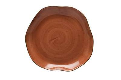 Тарелка мелкая Lubiana Stone age decor 33 см кирпичная 4658-6630M - Фото 2