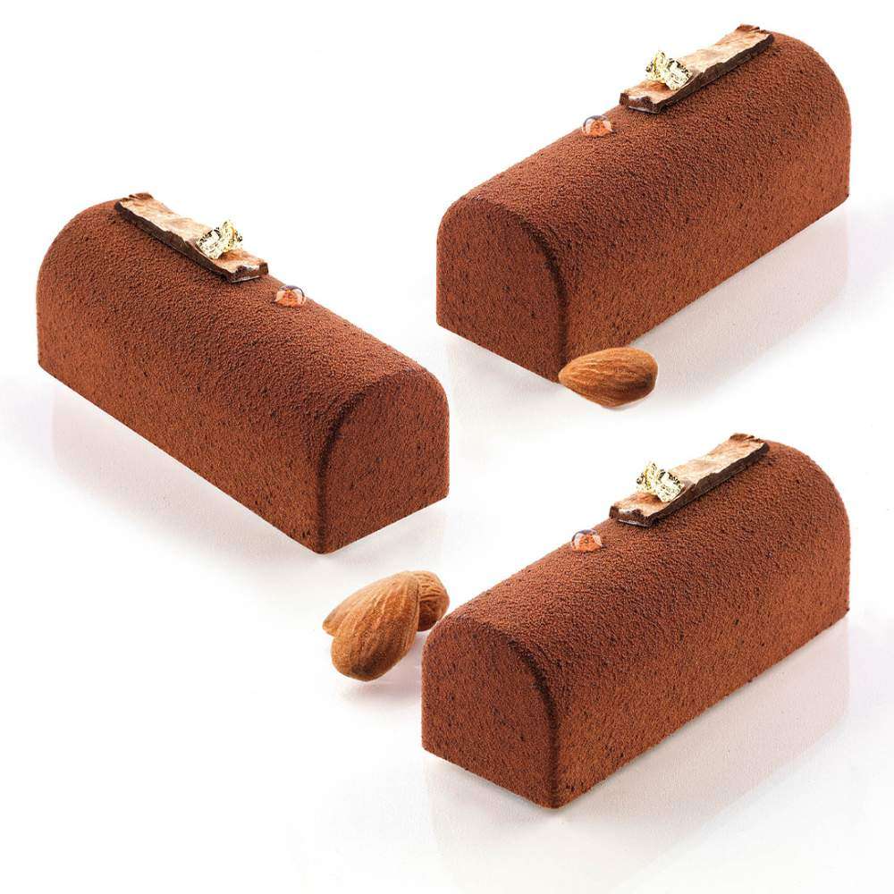 Силиконовая форма для десертов MIDI BUCHE Silikomart SF130/C - Фото 2