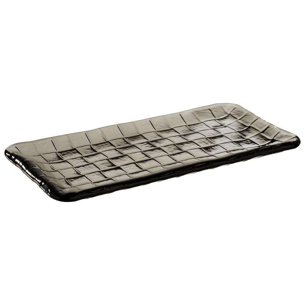 Тарілка для суші, блюдо APS Takashi 26X13Xh1.5 см сіра - 40903 - Фото 1