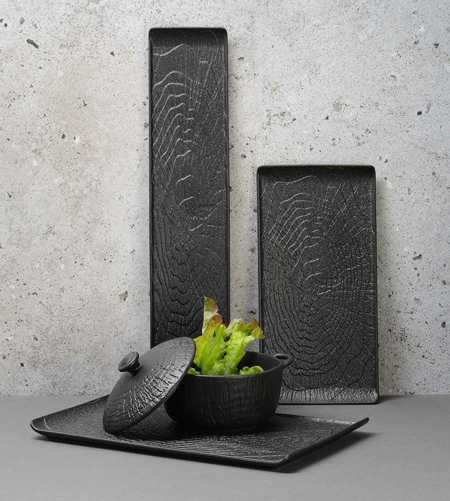 Тарелка прямоугольная, блюдо Fine Dine Crust 46.8X10Xh1.5 см 769850 - Фото 2