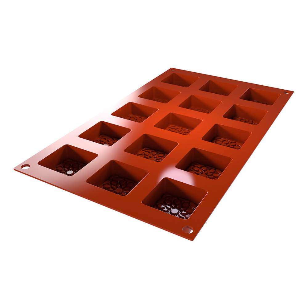 Силіконова форма для десертів MAURESQUE SQUARE Silikomart - SF379/C - Фото 2