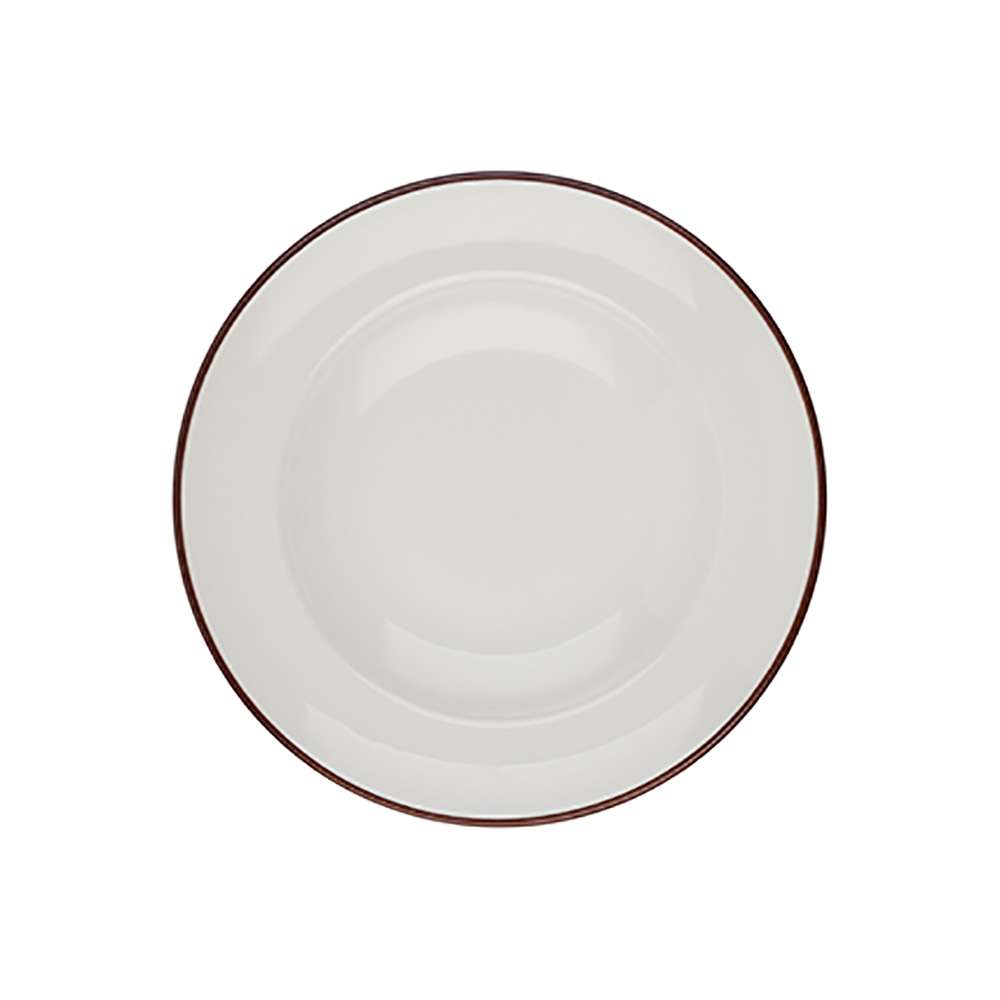 Тарілка глибока ID Fine Modest Brown 420 мл 25 см miro 18001-131125 - Фото 3