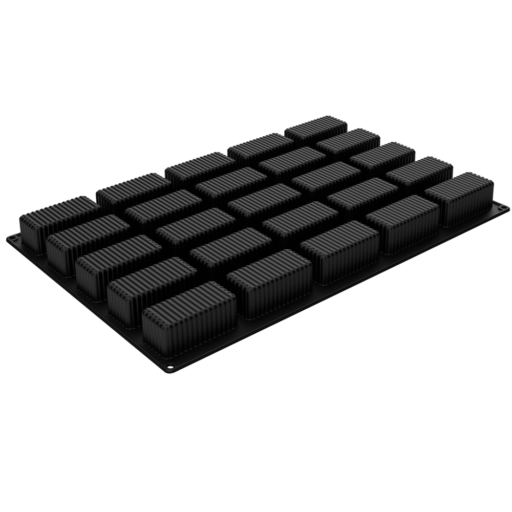 Силиконовая форма для десертов ЛИНИИ Silikomart SQ085 - Фото 2