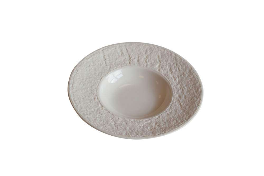 Тарелка глубокая, для пасты Style Point Chalk 27 см QP3007 - Фото 1