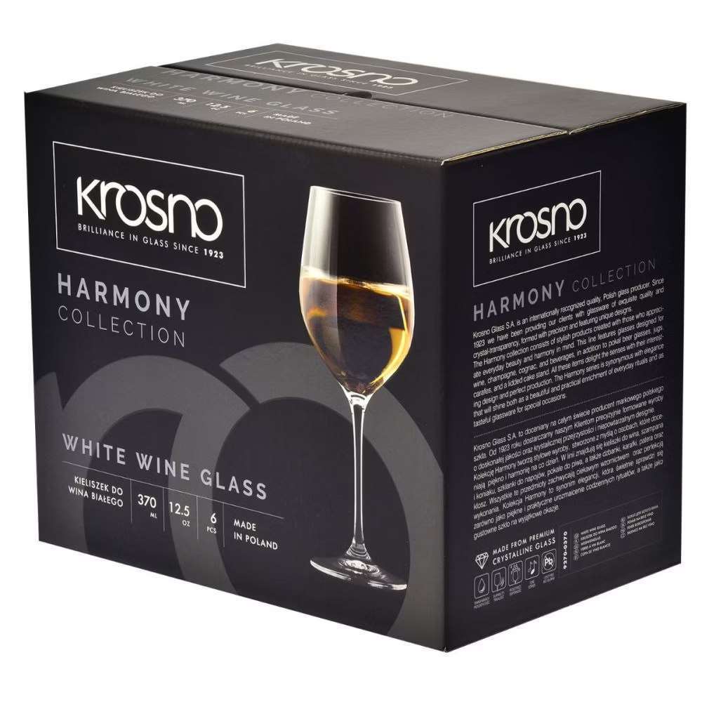 Бокал для білого вина Krosno Harmony 370 мл - 5900345788890 - Фото 2