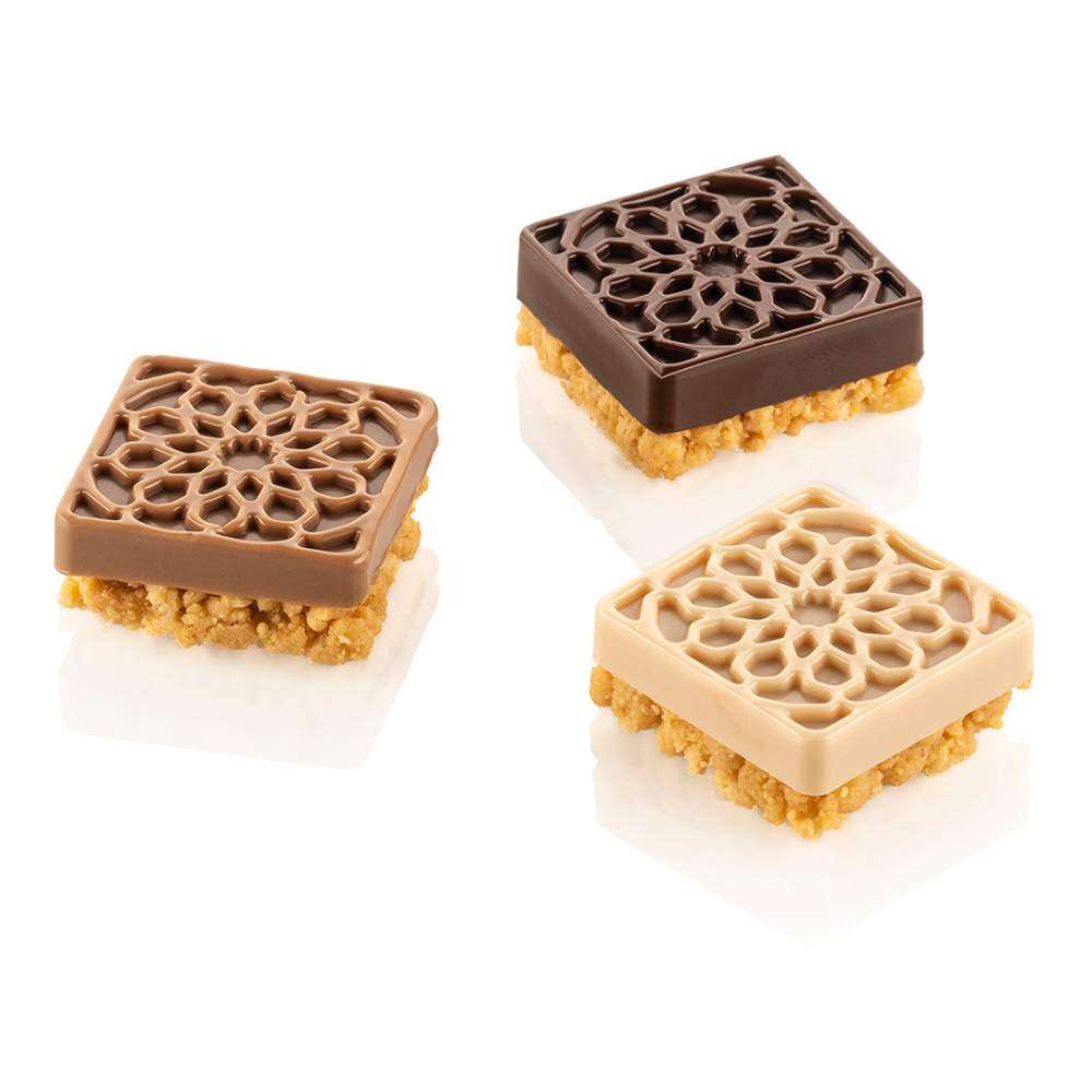 Силіконова форма для десертів MAURESQUE SQUARE Silikomart - SF379/C - Фото 1