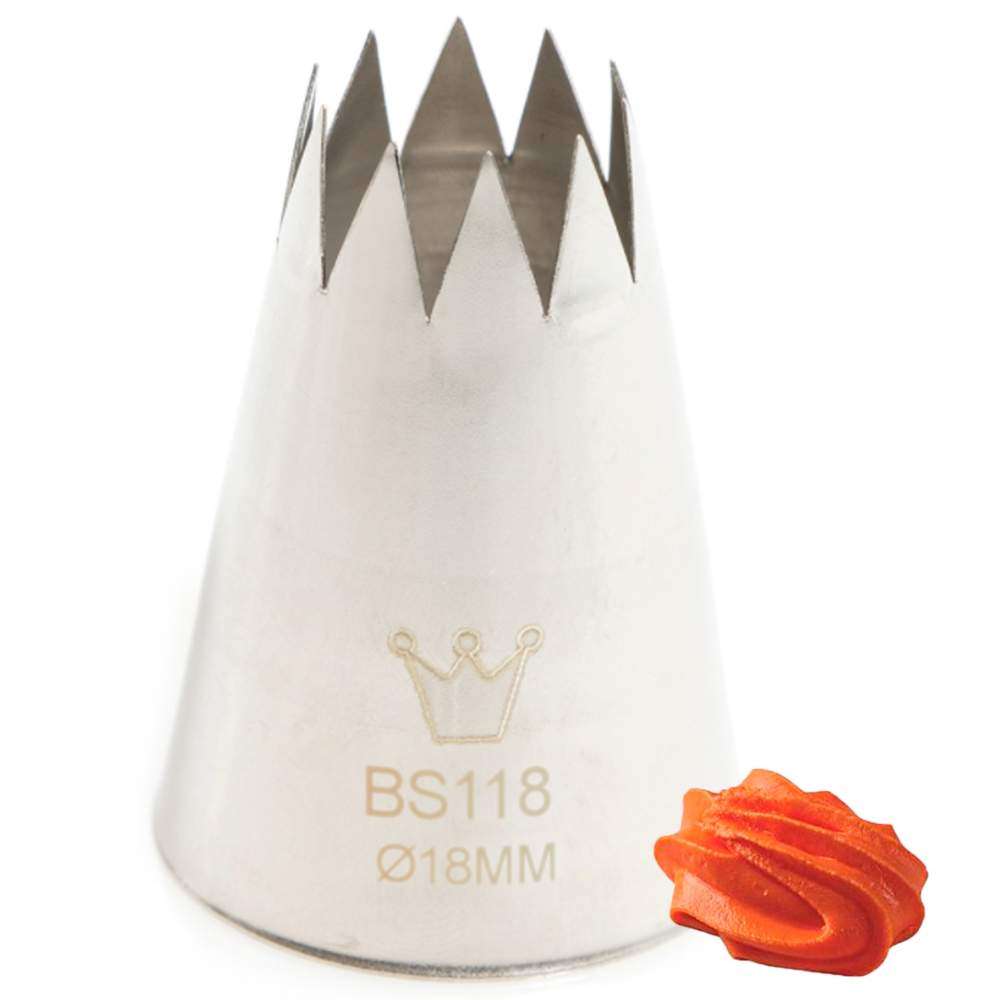 Кондитерська насадка OPEN STAR d 18 мм Martellato - BS 118