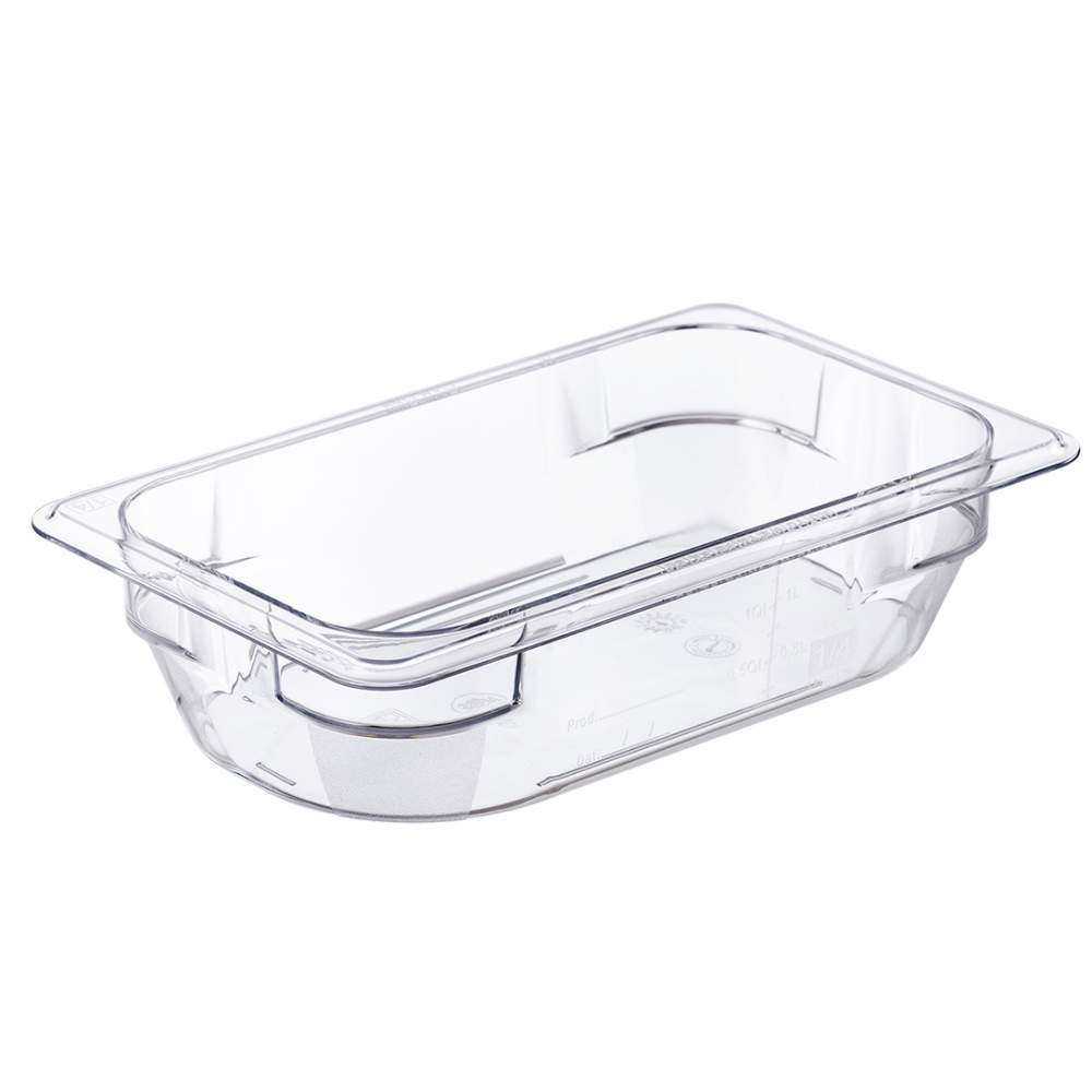 Гастроємність із полікарбонату GN 1/4 h-6,5 см 1,7 л Araven - 94019