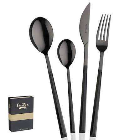 Набір приборів (сет 24 шт)  Pintinox Sushi Queen Anniversary black&black - 17W07091 - Фото 2