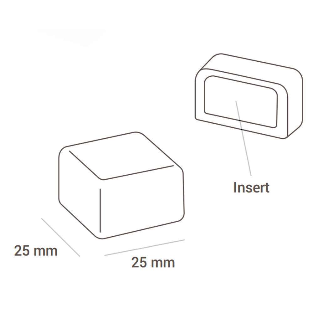 Форма для шоколаду QUADRO 25х25 мм Silikomart - CH015 - Фото 2