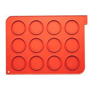 Силиконовый коврик для макаронс 30х40 см Silikomart WOP01/C