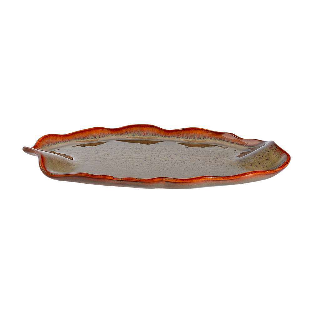 Блюдо, тарелка овальная Porser Professional Roots Hazel 33 см HZL-SNTKT33 - Фото 4