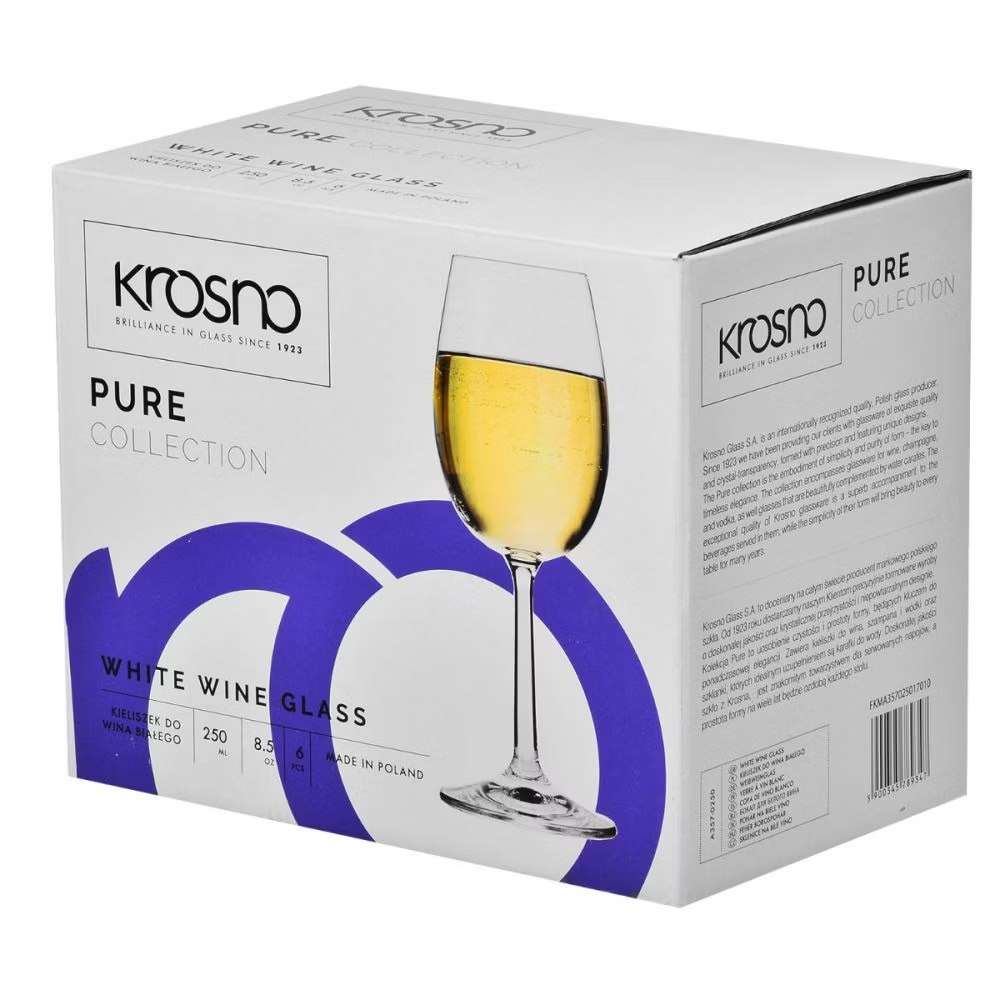 Бокал для білого вина Krosno Pure 250 мл - 5900345789347 - Фото 2