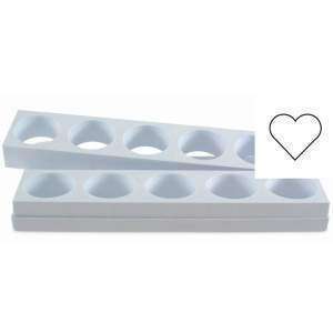 Форма для десертов HEART 143 мл, 10 шт Martellato MONOP. A007