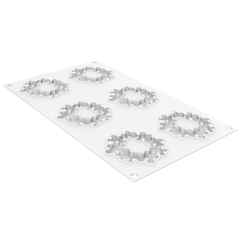 Силіконова форма для декору FLORA 19 мл Silikomart FLORA 19 - Фото 3