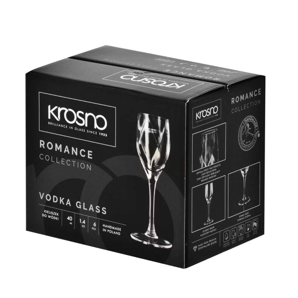 Рюмка для горілки Krosno Romance 40 мл - 5900345790046 - Фото 2