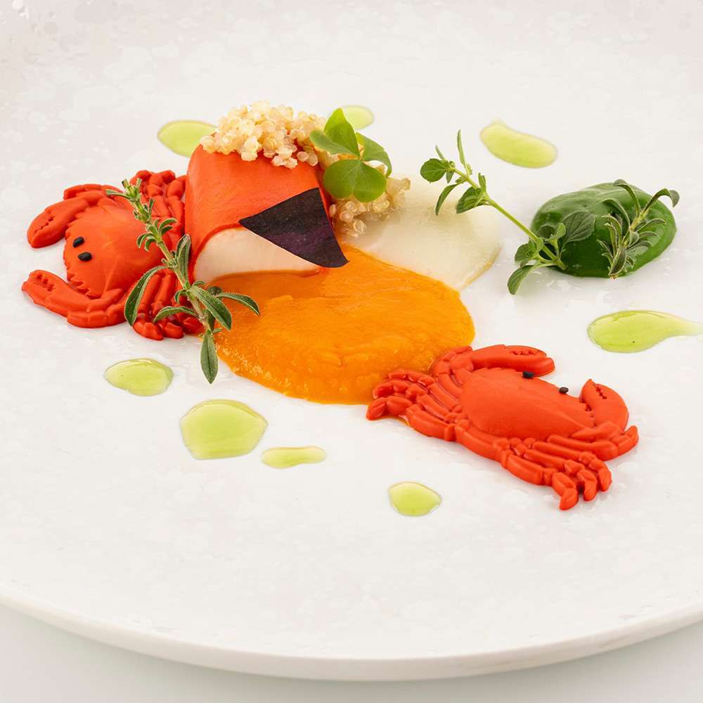 Силиконовая форма для декора Краб 6 мл Silikomart GRANCHIO 6 - Фото 2