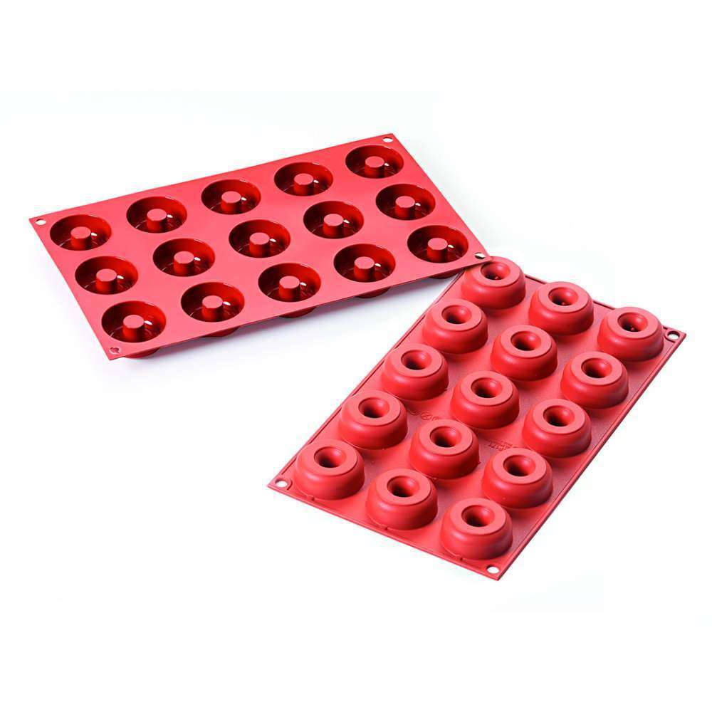 Силіконова форма для десертів MINI DONUTS Silikomart Mini Donuts - Фото 1