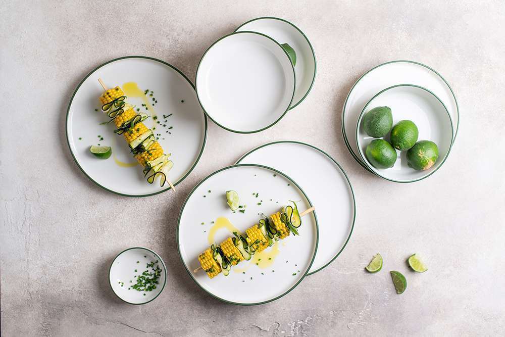 Тарілка мілка ID Fine Modest Green 23 см 16001-111023 - Фото 4